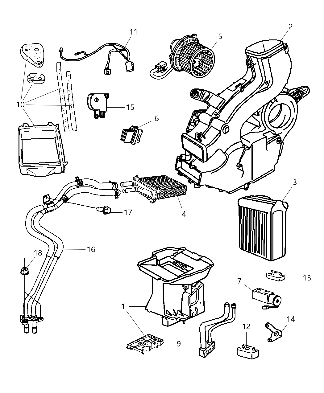 Mopar 5096062AA Hose Heater