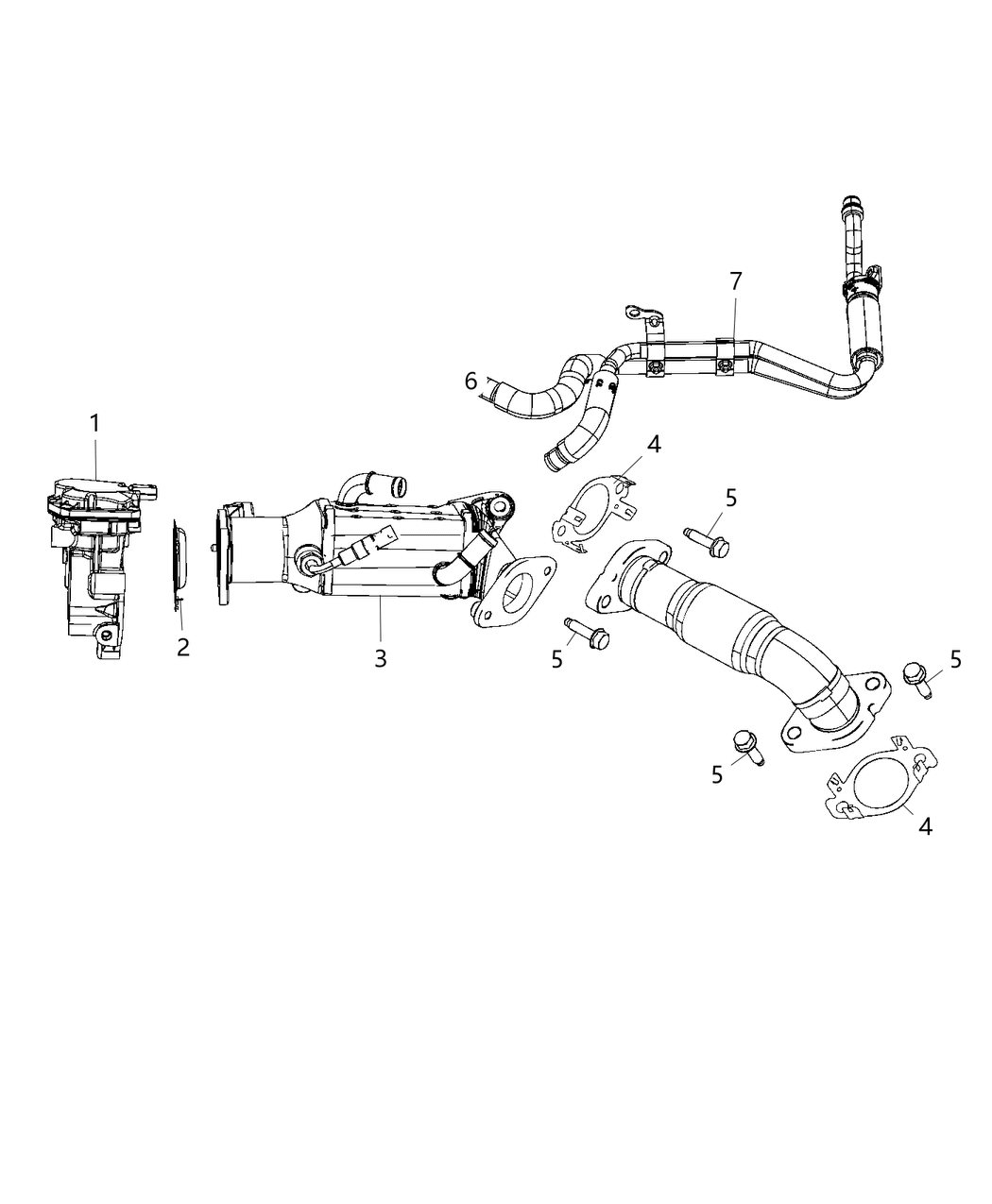 Mopar 68418062AA Cooler EGR