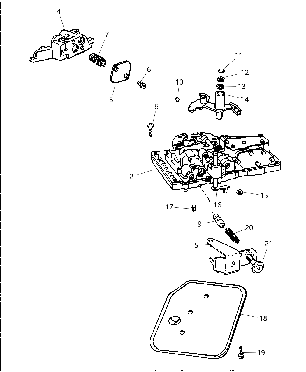 Mopar 4713105AB Gasket And Seal Package Valve Body