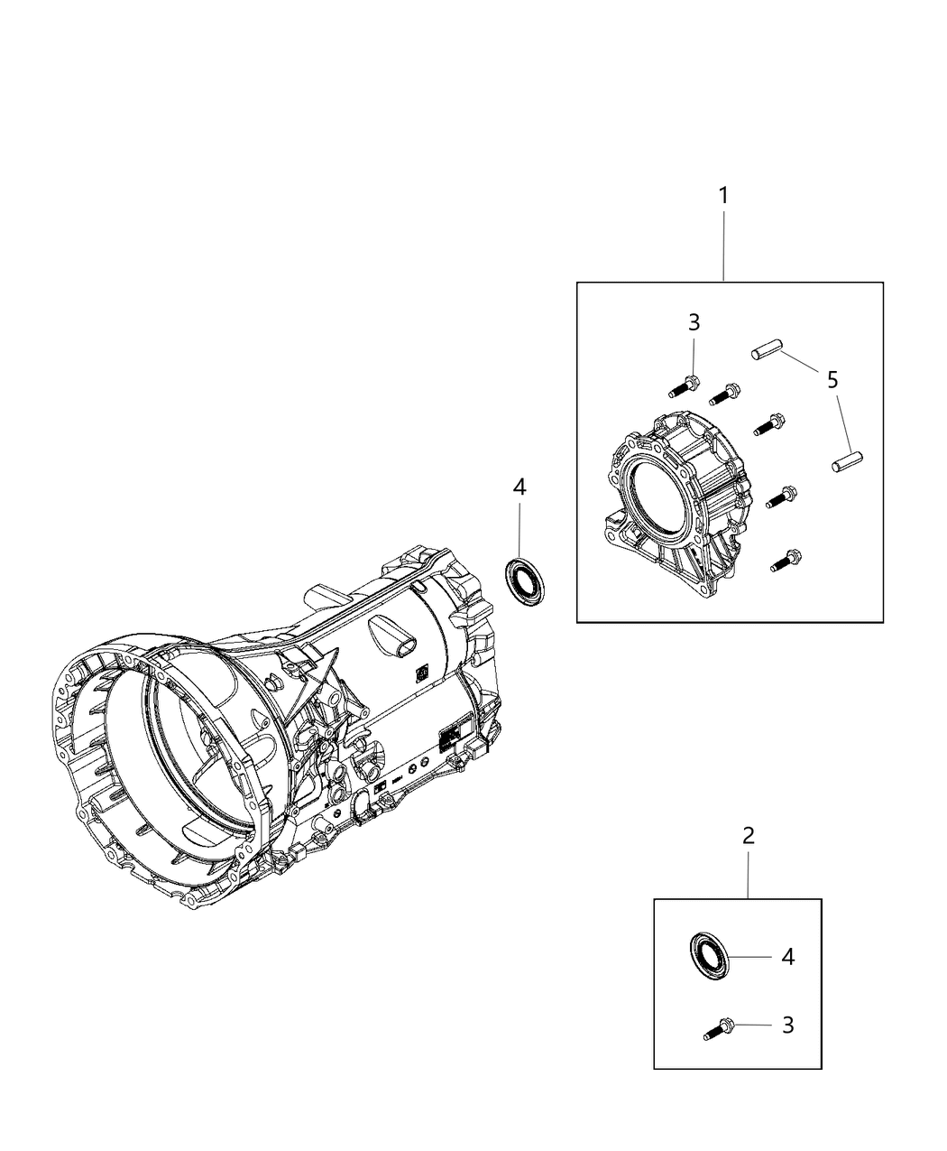 Mopar 68240989AB Adapter Transmission Mopar 68240989AB Adapter Transmission