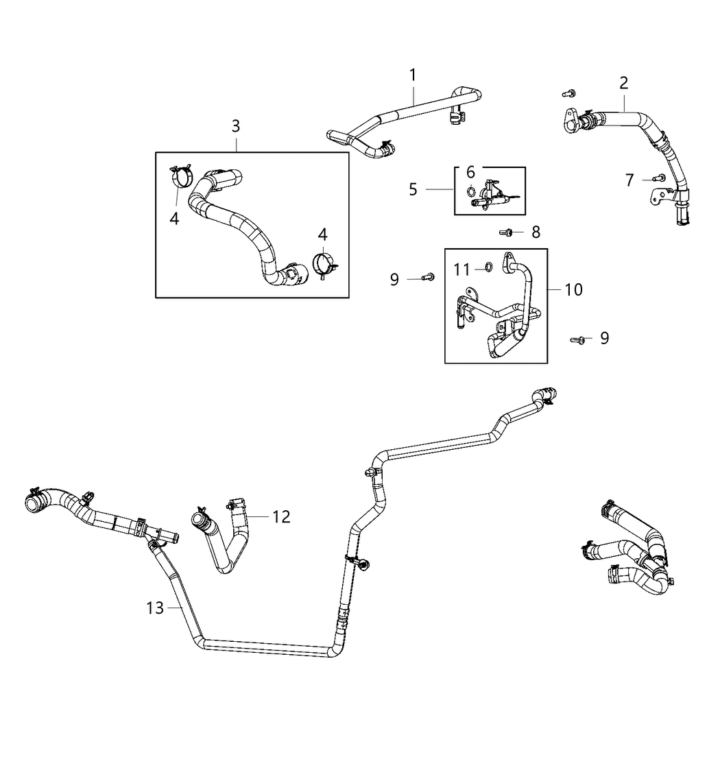 Mopar 68382407AA Clamp Hose 32X12