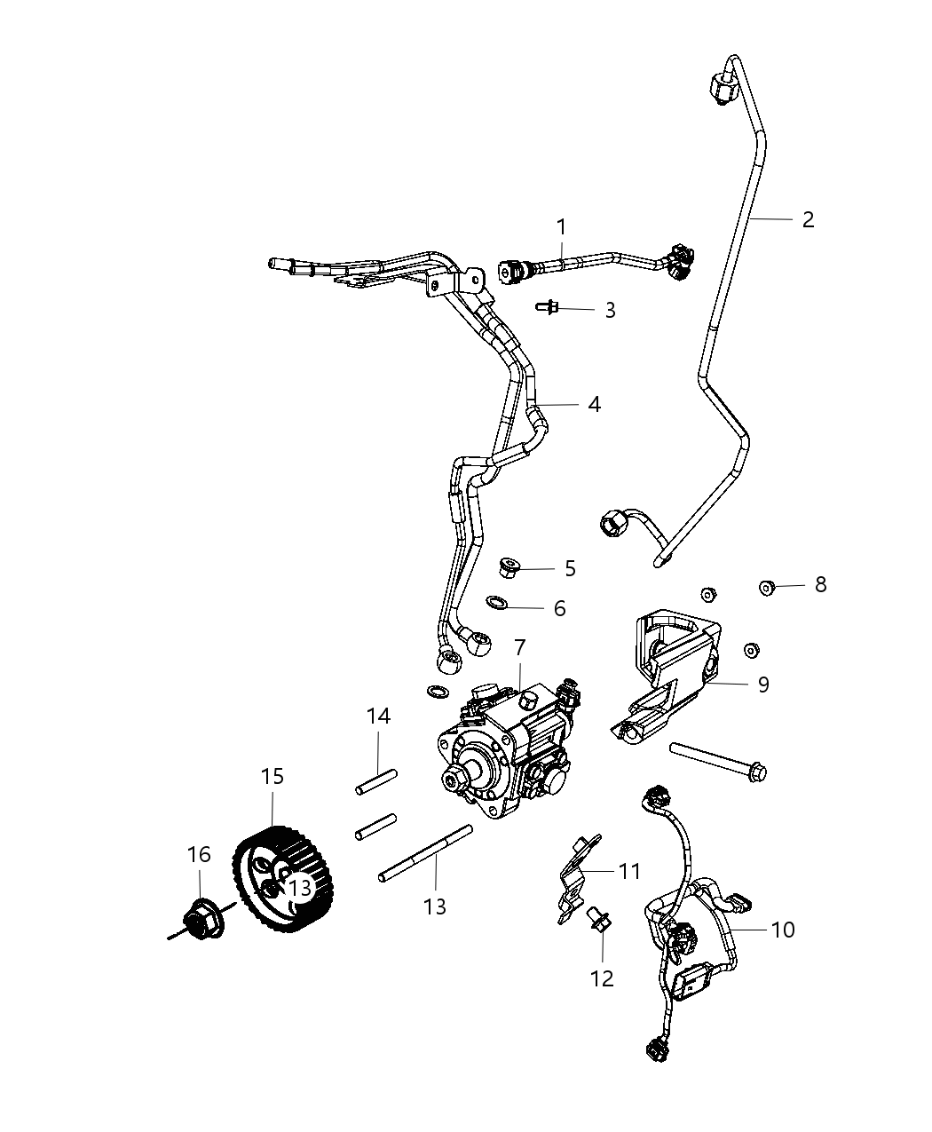 Mopar 68158465AA Bracket Pump