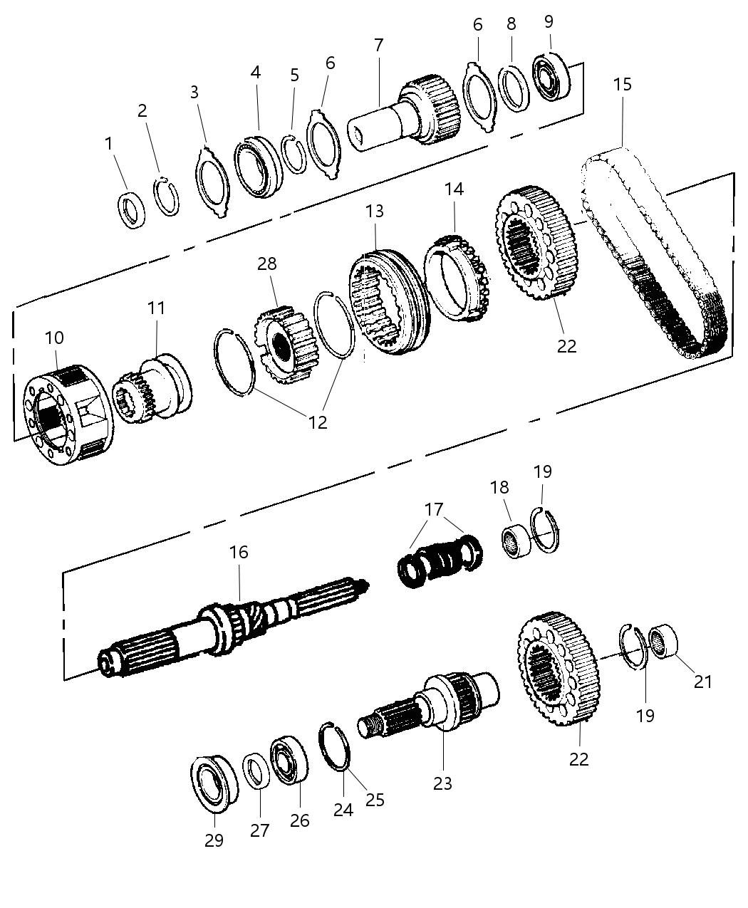 Mopar 5166805AA Snap Ring Clutch Gear