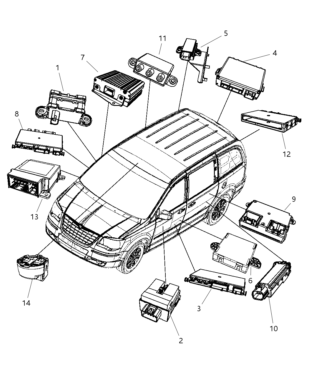 Mopar 5026597AB Module Door
