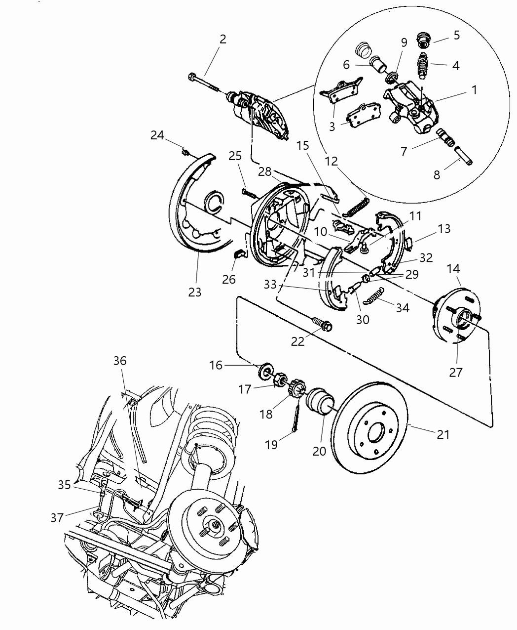 Mopar V2013762AC Pad Kit Rear Disc Brake