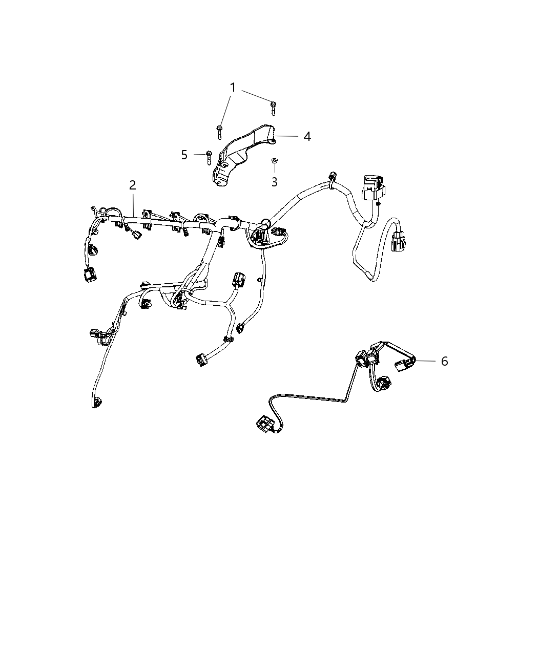Mopar 68058927AA Wiring Engine 68058927AA Mopar Wiring Engine