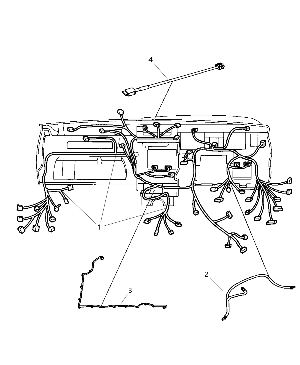 Mopar 56050906AB Wiring Hands Free Communication