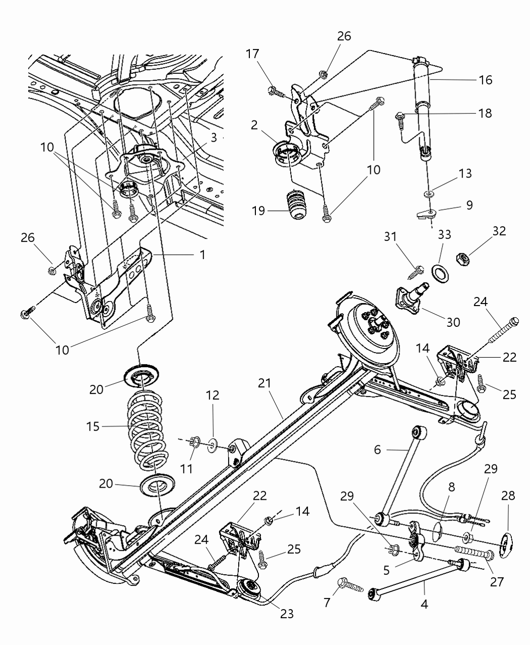Mopar 4656440AH Axle Rear