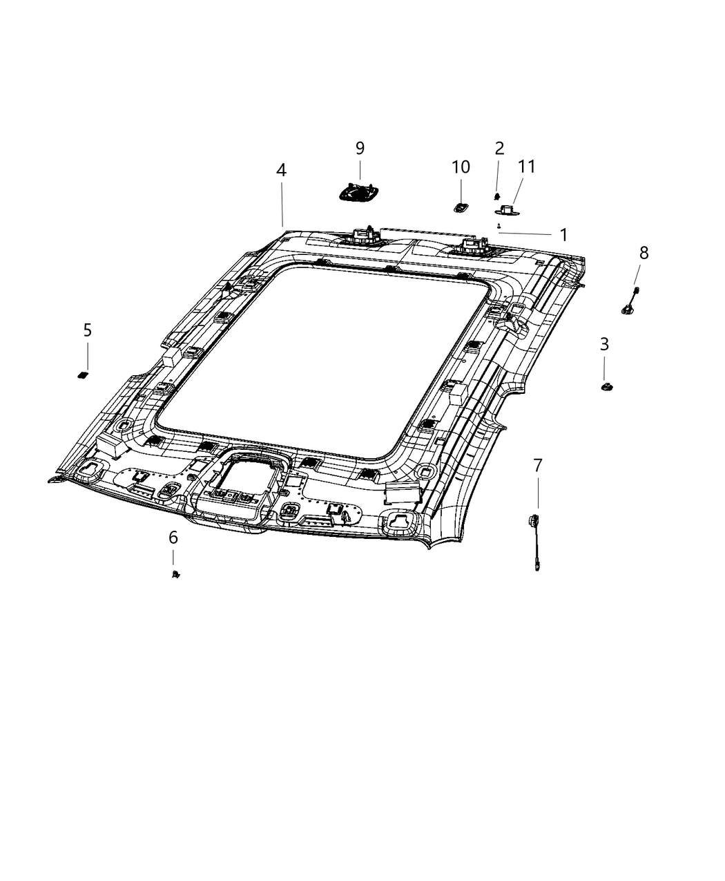 Mopar 7CE08HL1AA Cover Screw