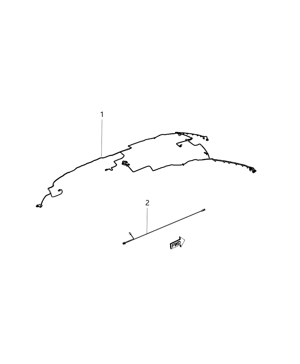 Mopar 68435928AB Wiring Header