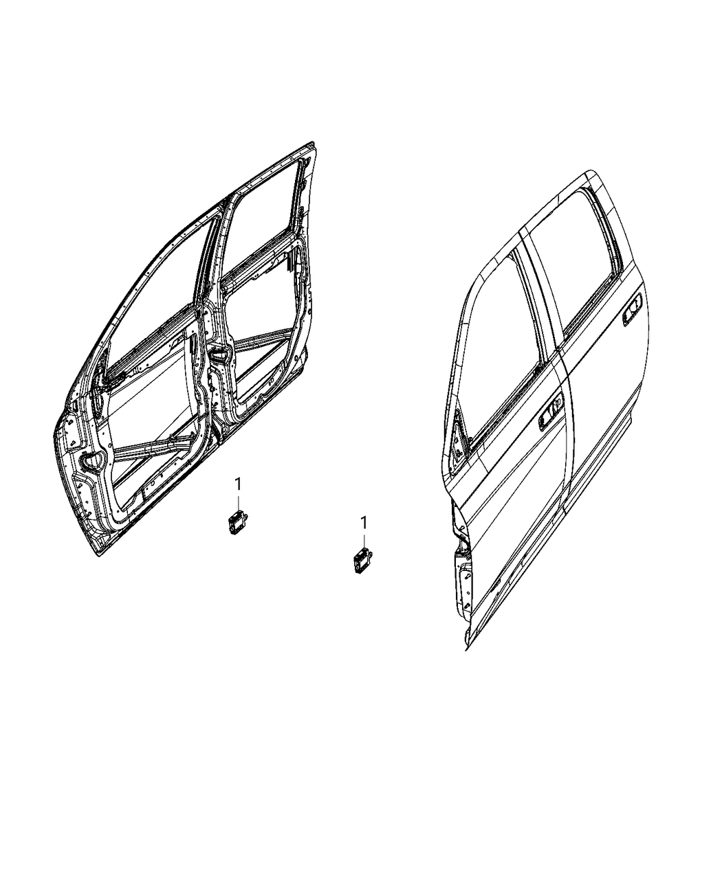 Mopar 68374089AD Module Door 68374089AD Mopar Module Door
