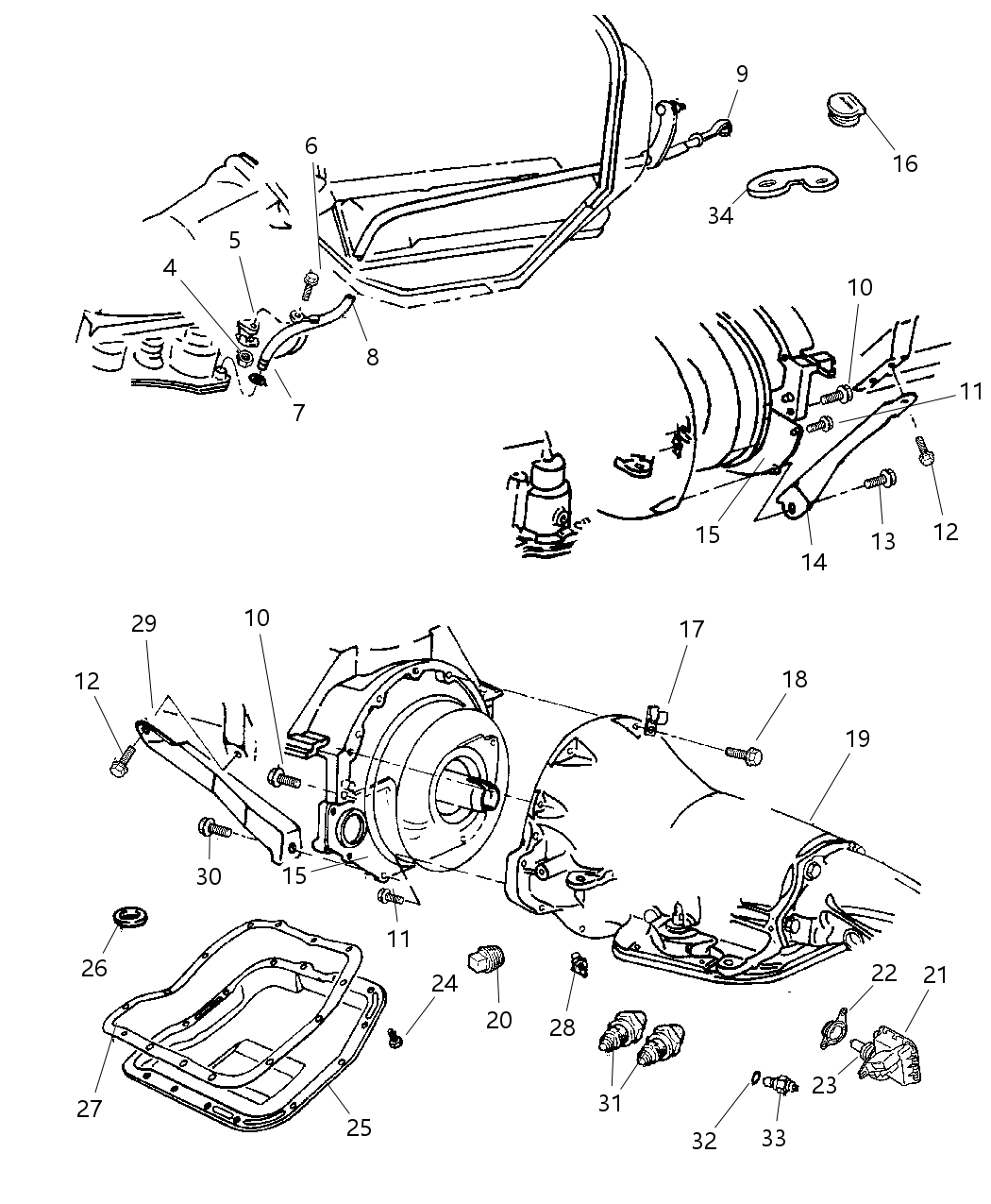 Mopar 5080610AC Overhaul Package Transmission Mopar 5080610AC Overhaul Package Transmission