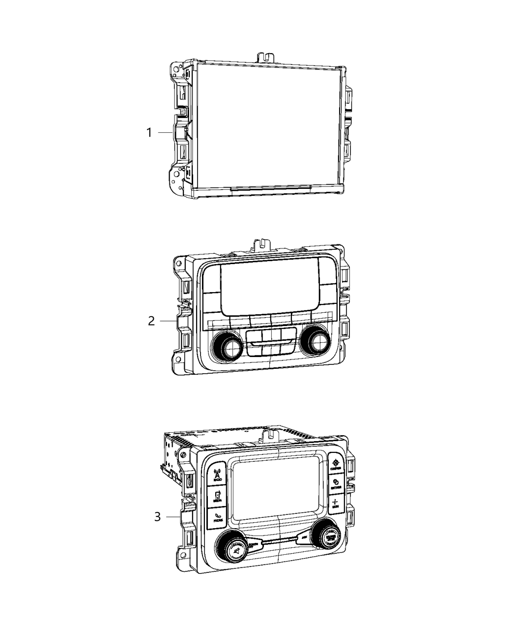 Mopar 68258677AD Radio Multi Media 68258677AD Mopar Radio Multi Media