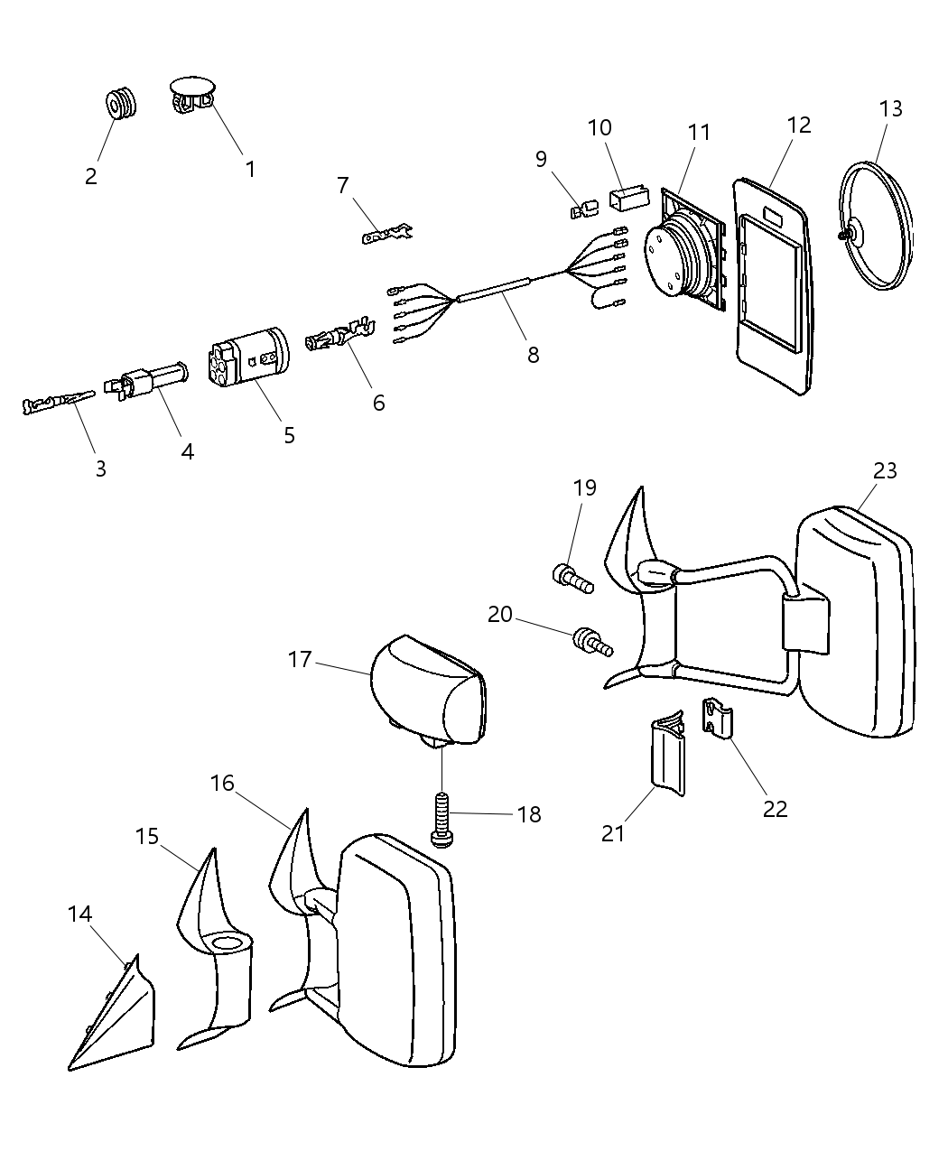 Mopar 5127481AA Bracket Mirror