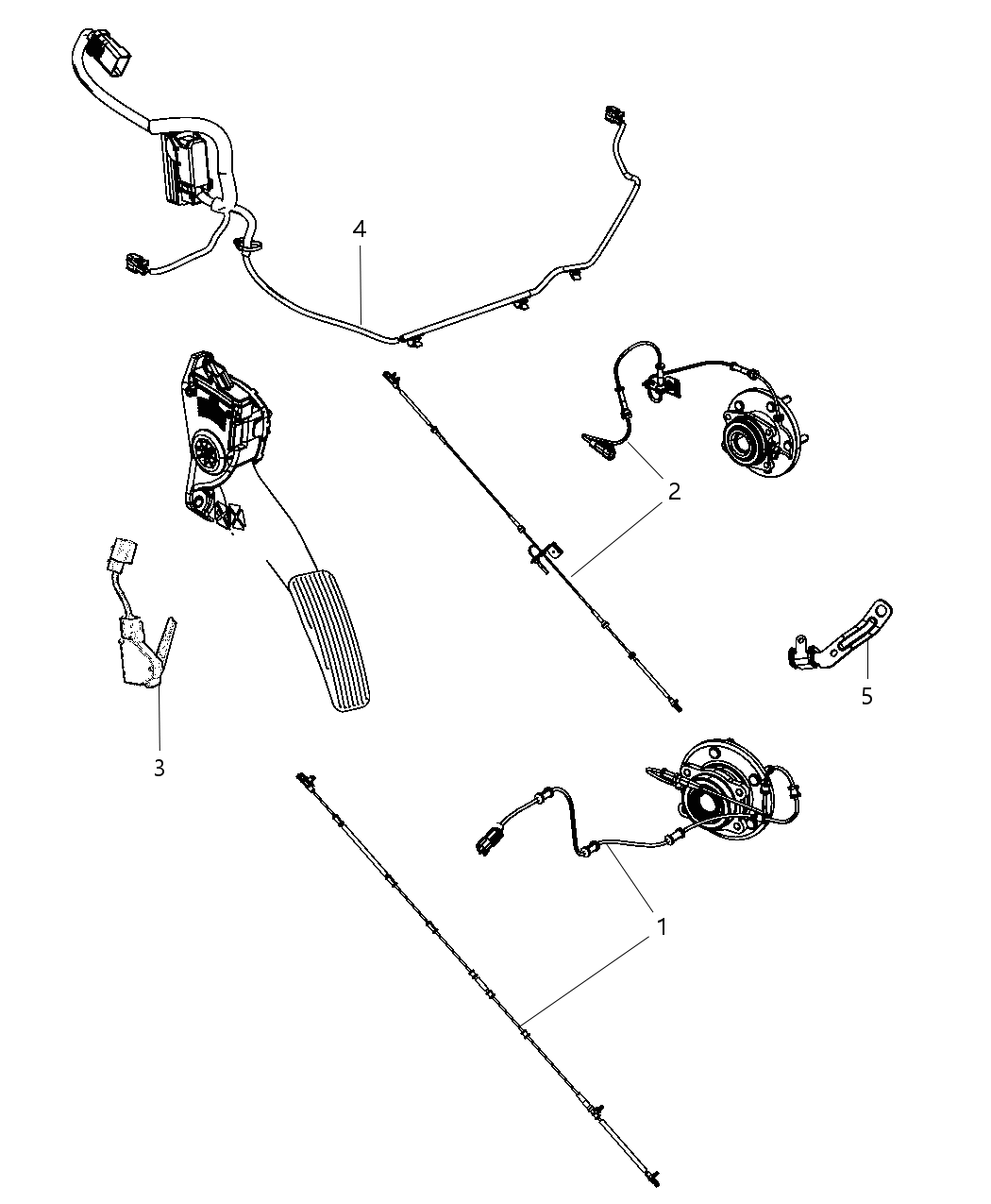 Mopar 68091770AA Wiring Abs/Esp Harness