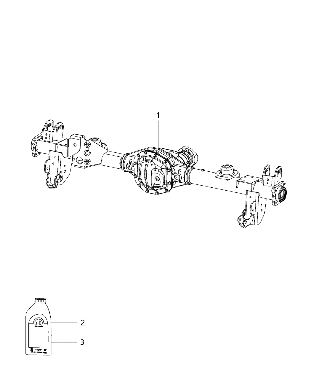 Mopar 68401360AA Axle Service Rear Mopar 68401360AA Axle Service Rear