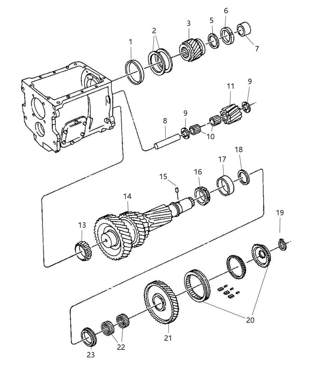 5017923AA Mopar Bearing Idler Gear