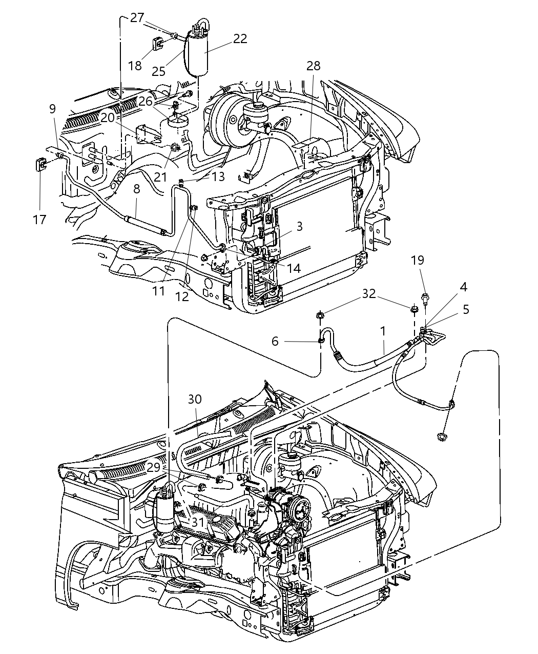 Mopar 55057222AD Hose Heater Supply Mopar 55057222AD Hose Heater Supply