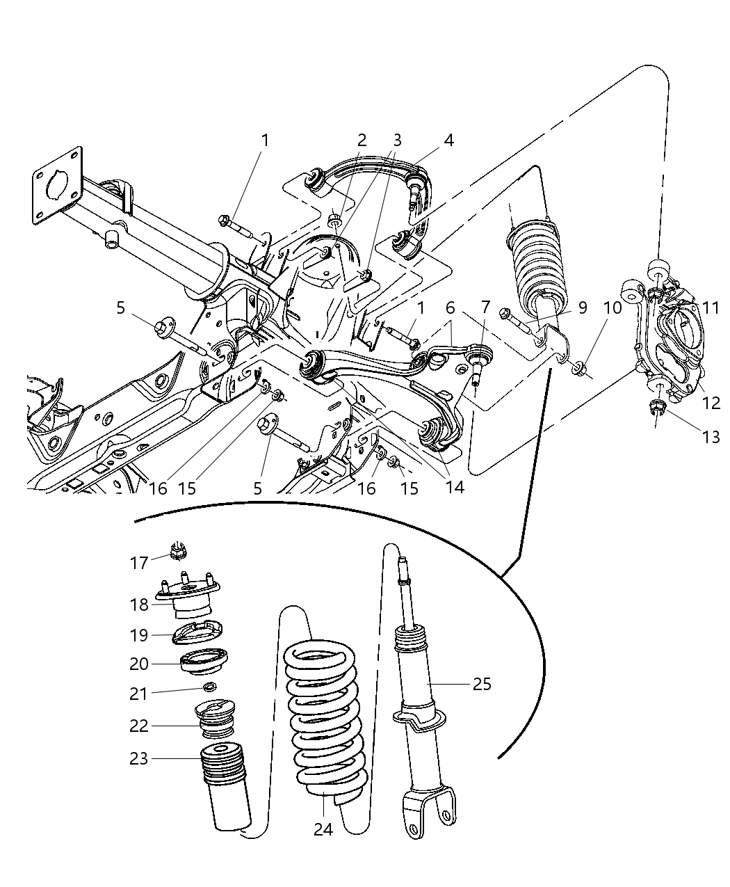 Mopar 5161418AA Ring Ball Joint