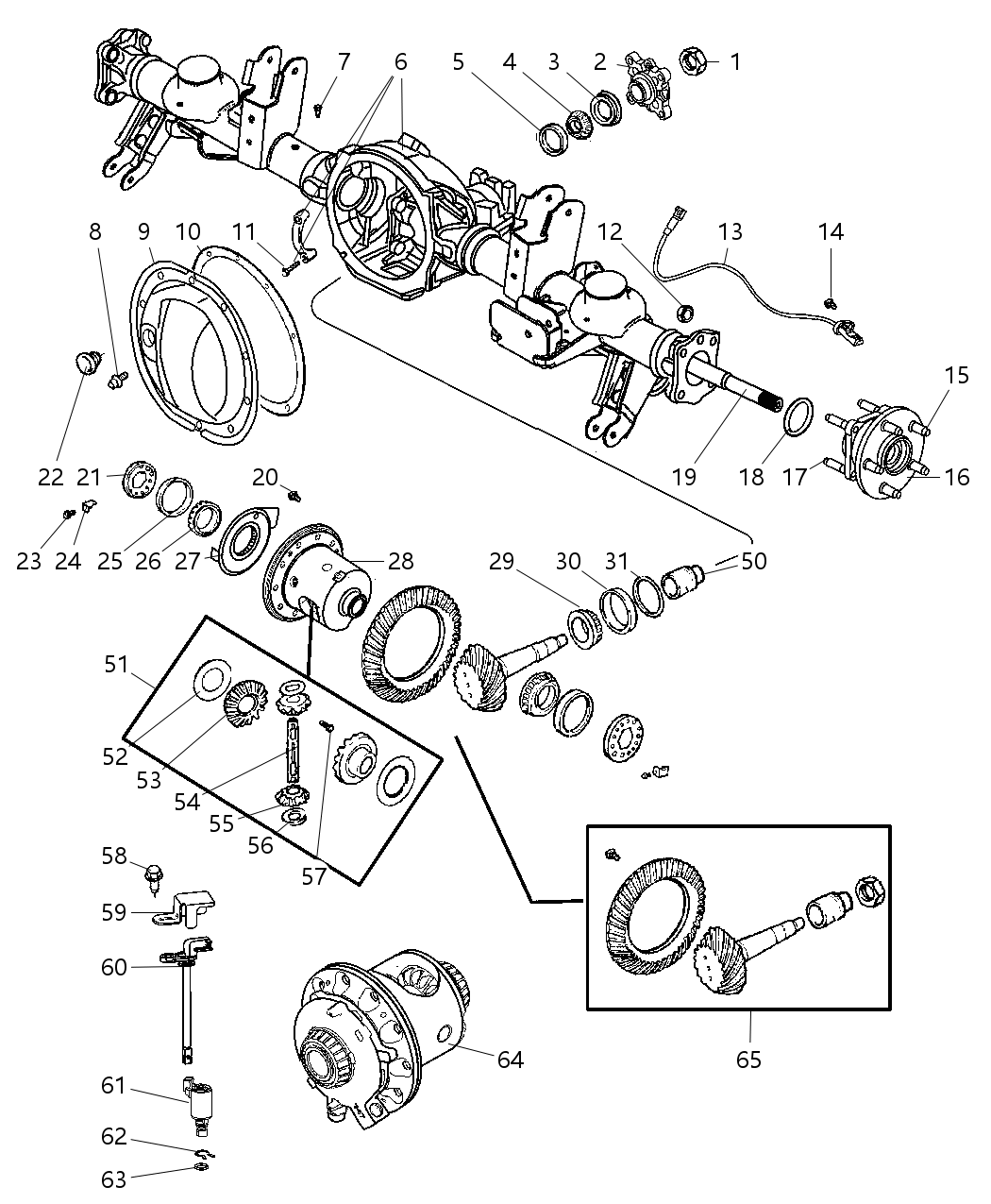 Mopar 5135769AD Housing Axle Mopar 5135769AD Housing Axle
