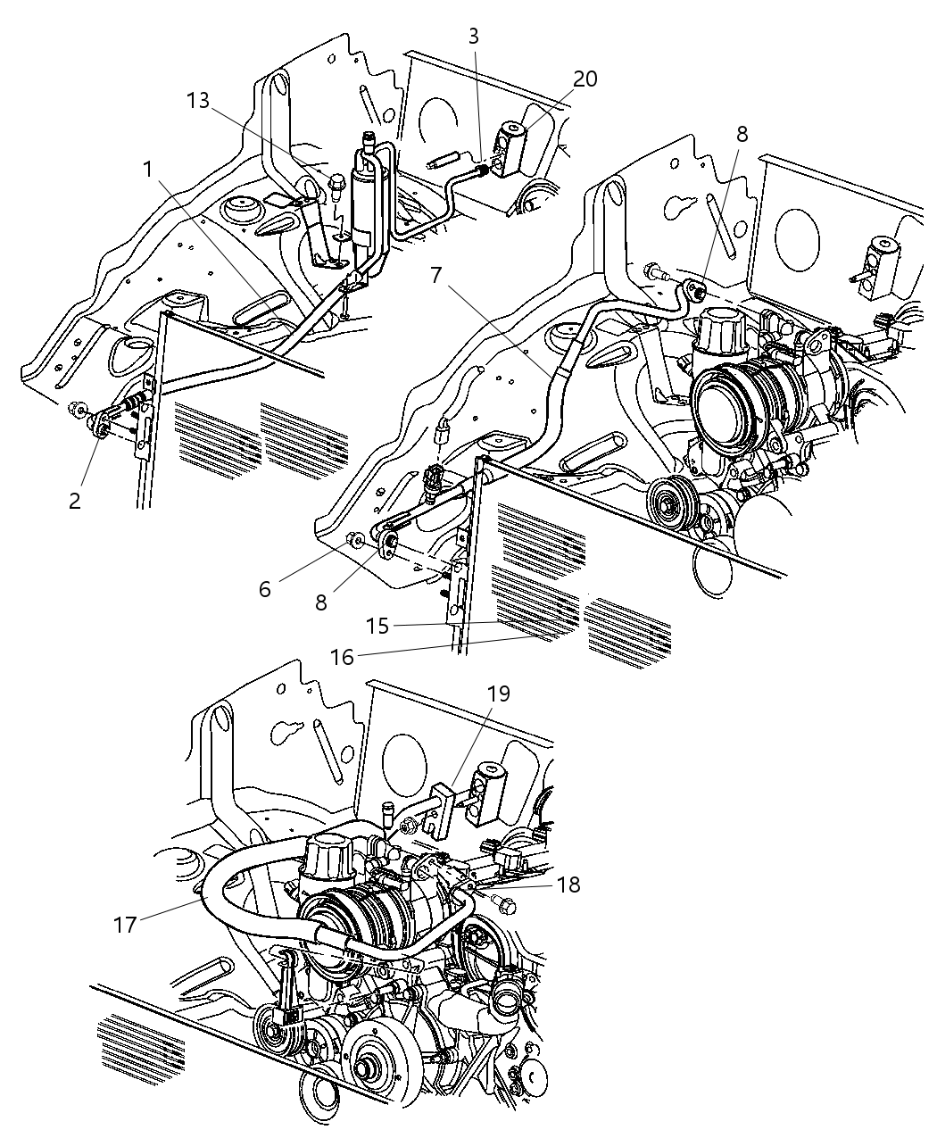 Mopar 5012981AA O Ring A/C Suction Line 5/8 Green