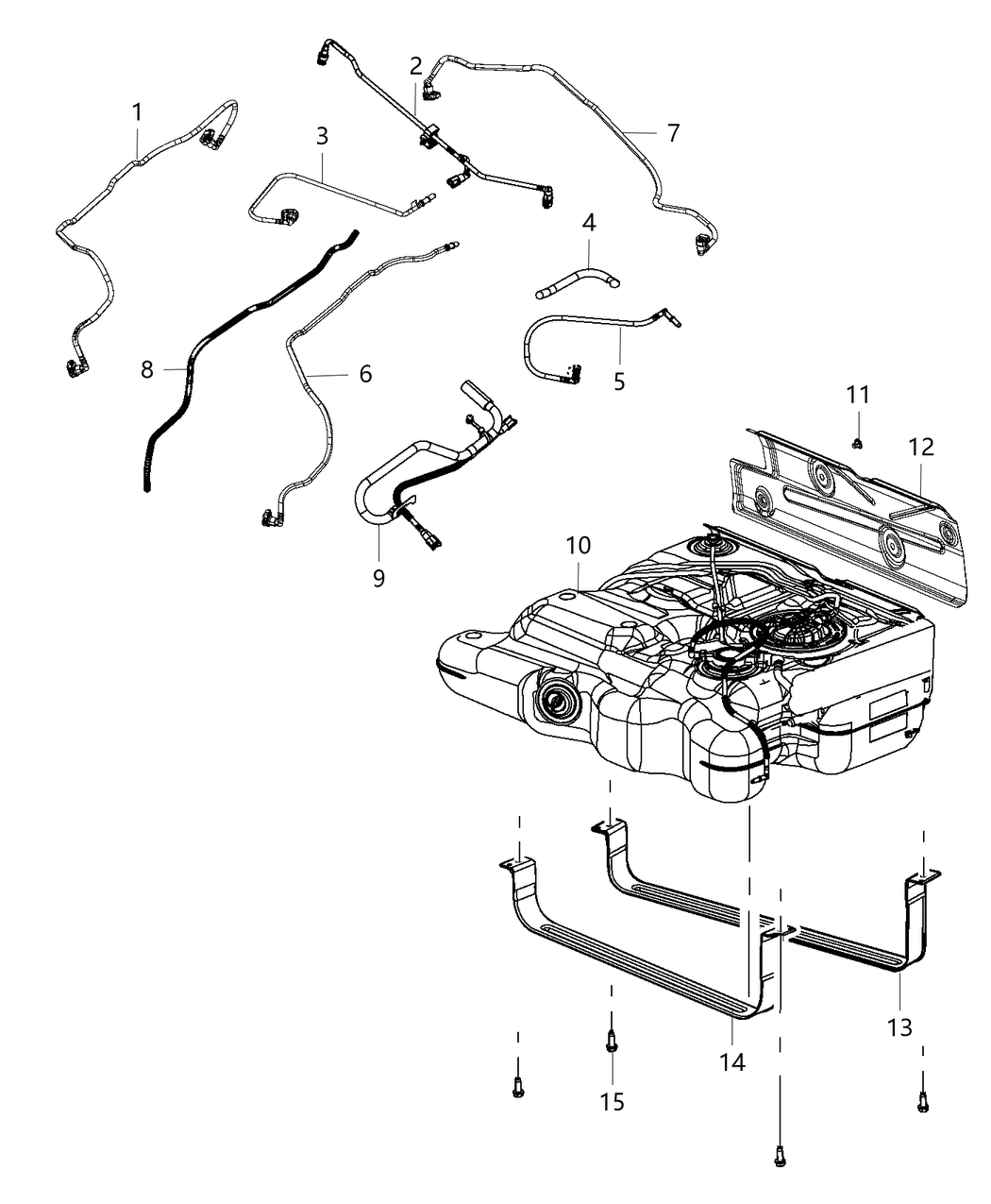 Mopar 4721758AB Tube Fuel Vapor