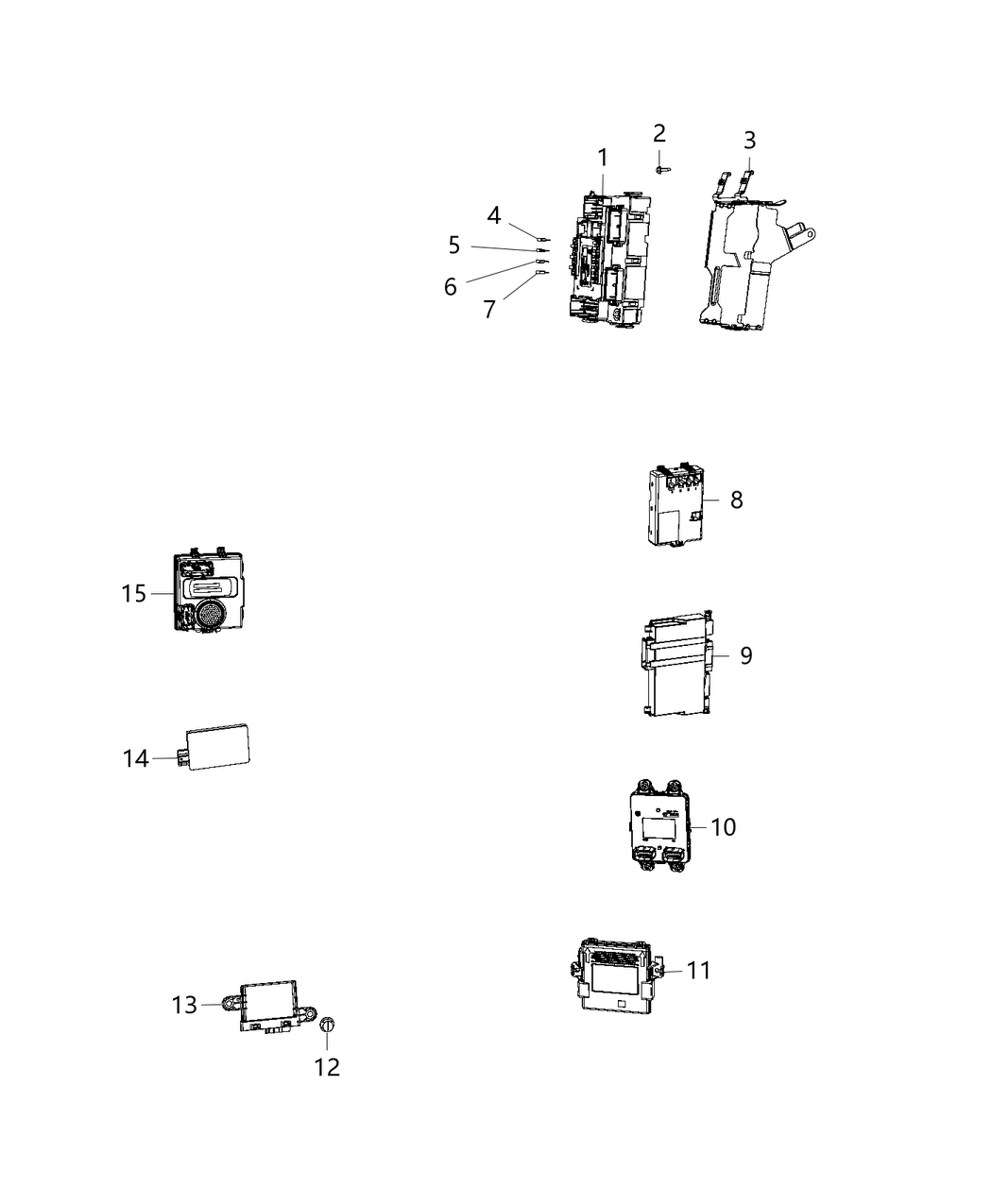 Mopar 68250322AD Module Tire Pressure Monitoring