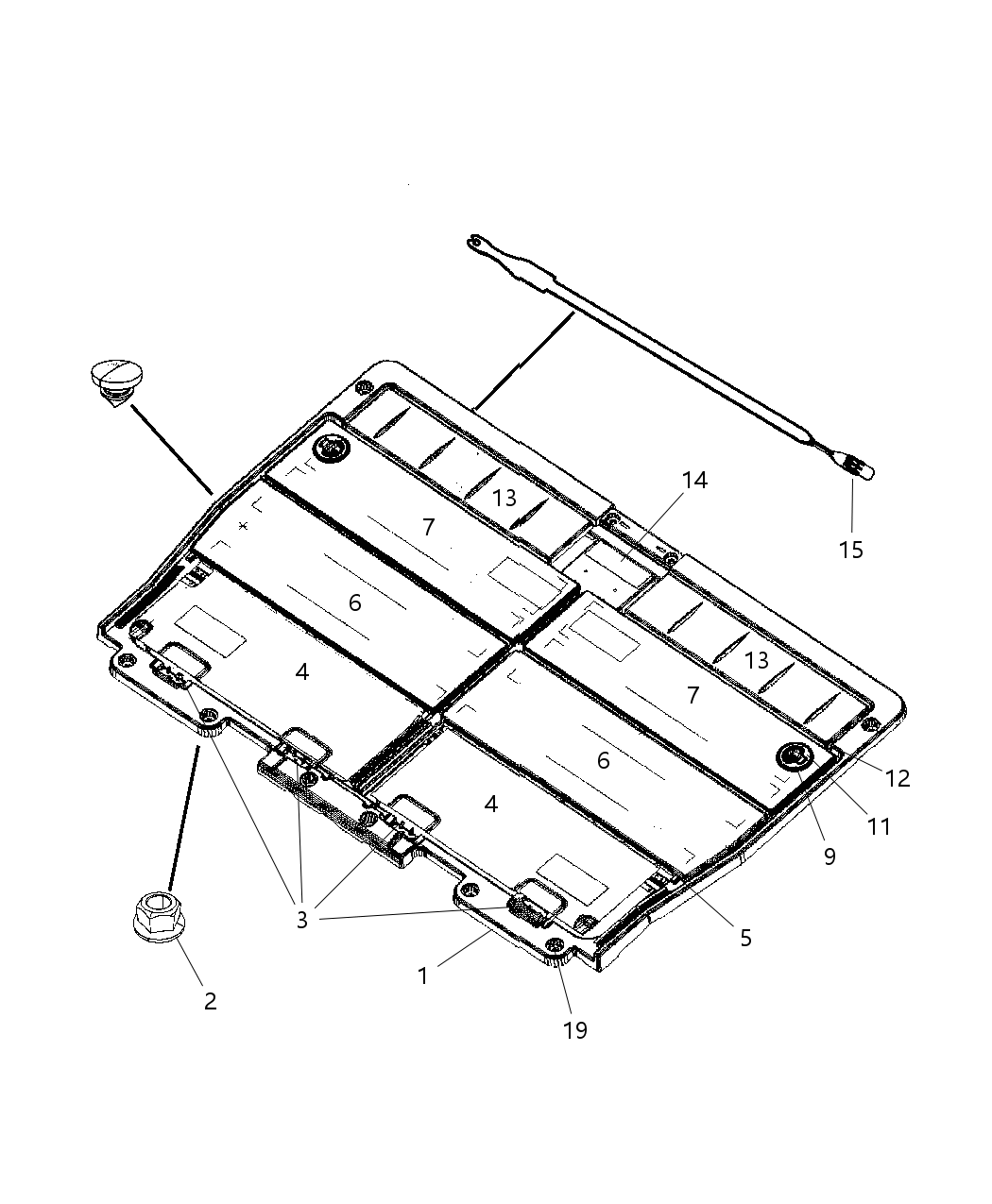 Mopar 5166818AA Hinge Torque Mopar 5166818AA Hinge Torque
