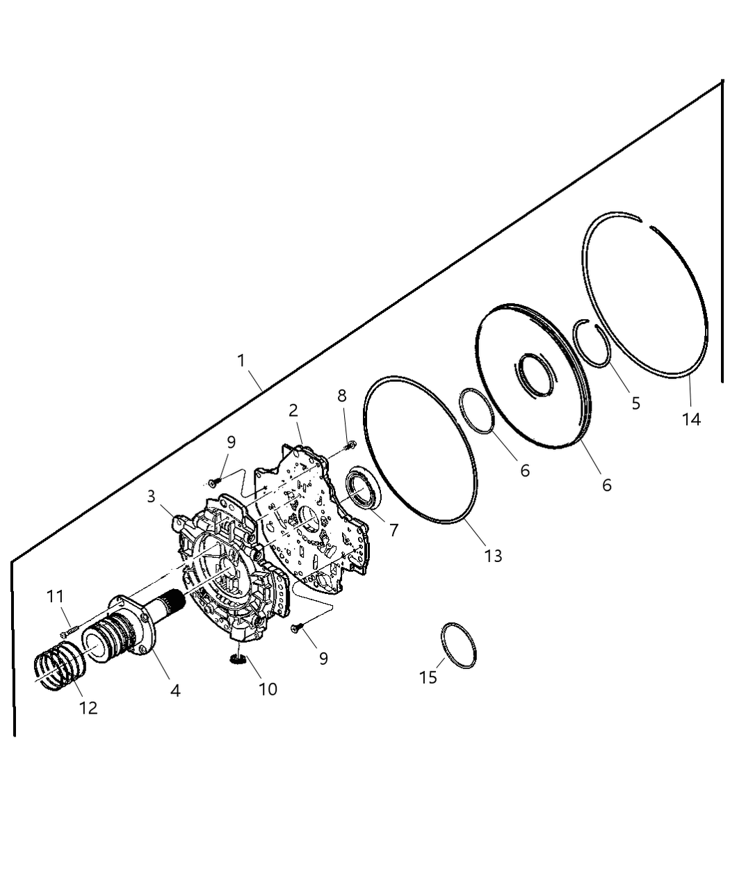 5072589AA Mopar Pump Package Transmission