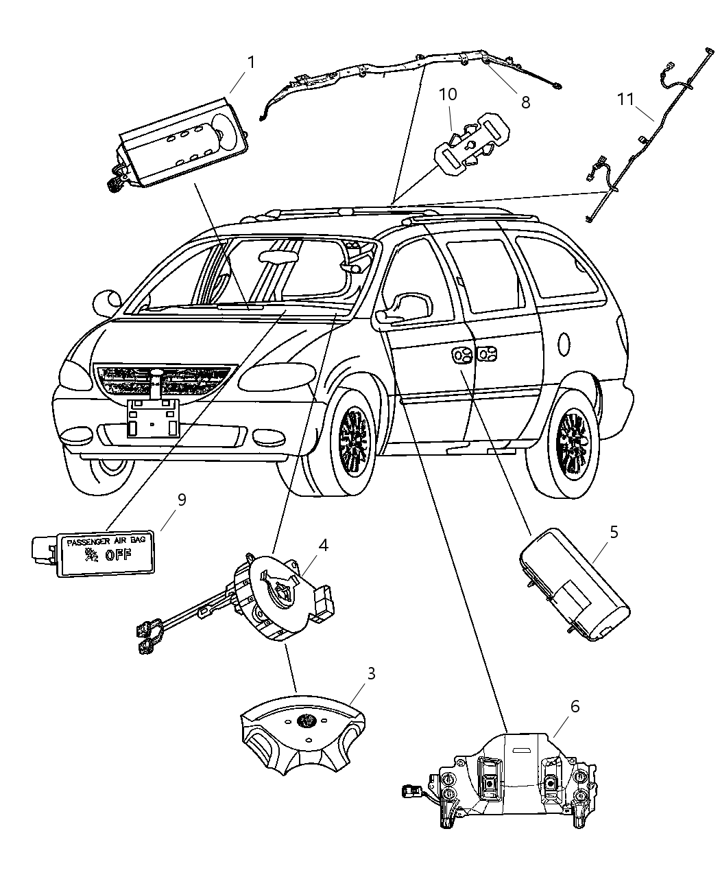 Mopar 5102001AB Harness Package Wiring