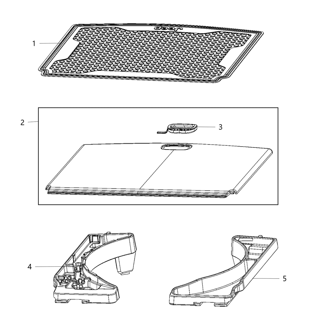 Mopar 7AV06DX9AB Handle Latch Release