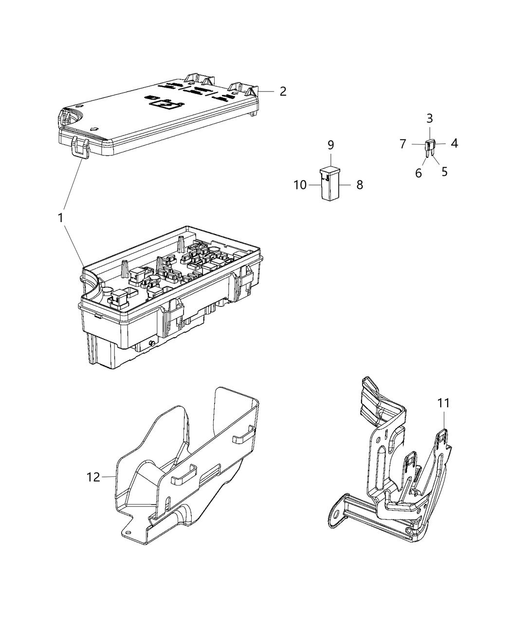 Mopar 68232877AA Module Totally Integrated Power
