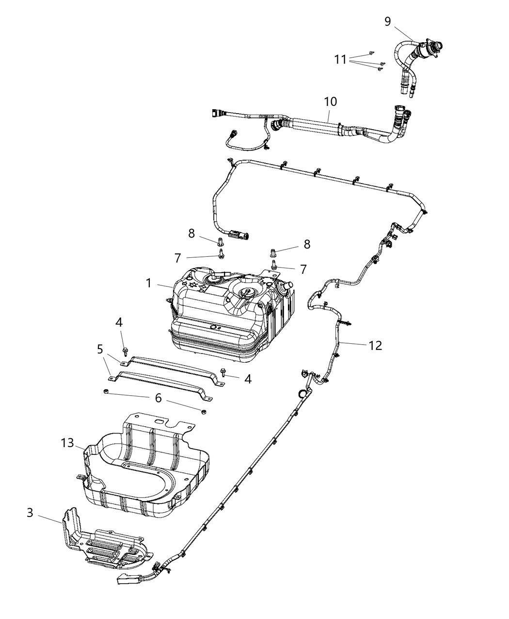 Mopar 52030243AC Tube And Hose Supply