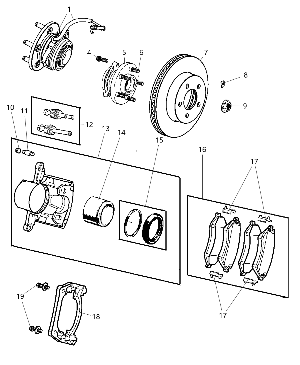 Mopar V5018247AB Rotor Brake