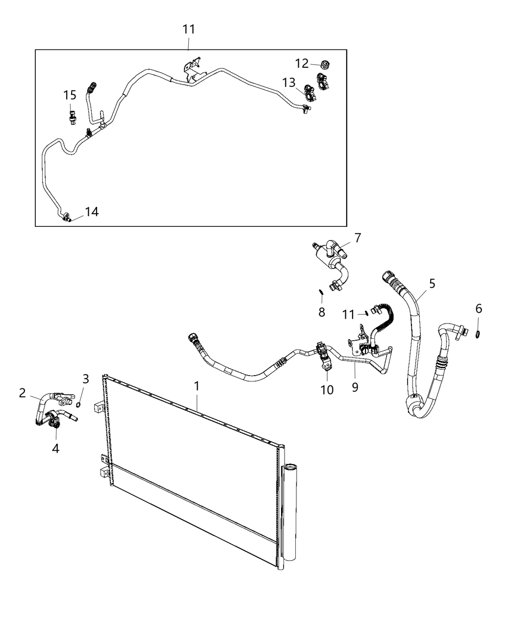 Mopar 68417934AA Seal A/C Line