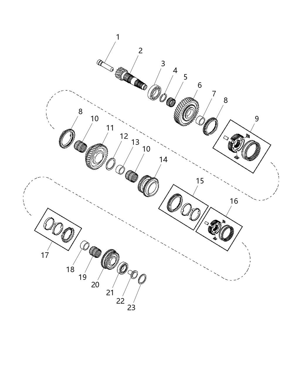 Mopar 68267890AA Synchronizer First And Second
