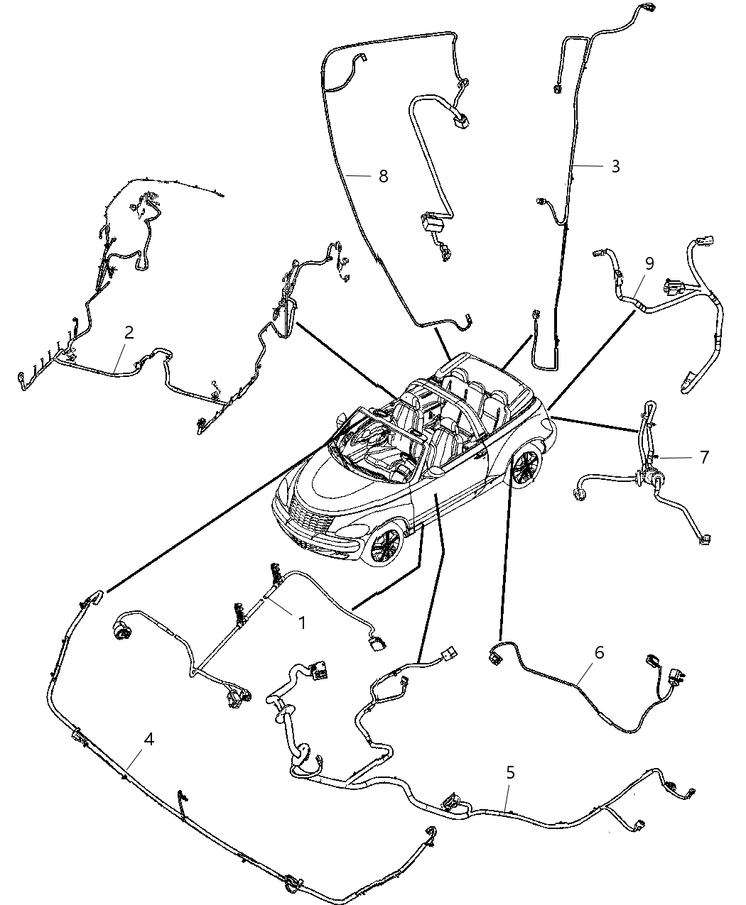 Mopar 4795651AD Wiring Unified Body 4795651AD Mopar Wiring Unified Body