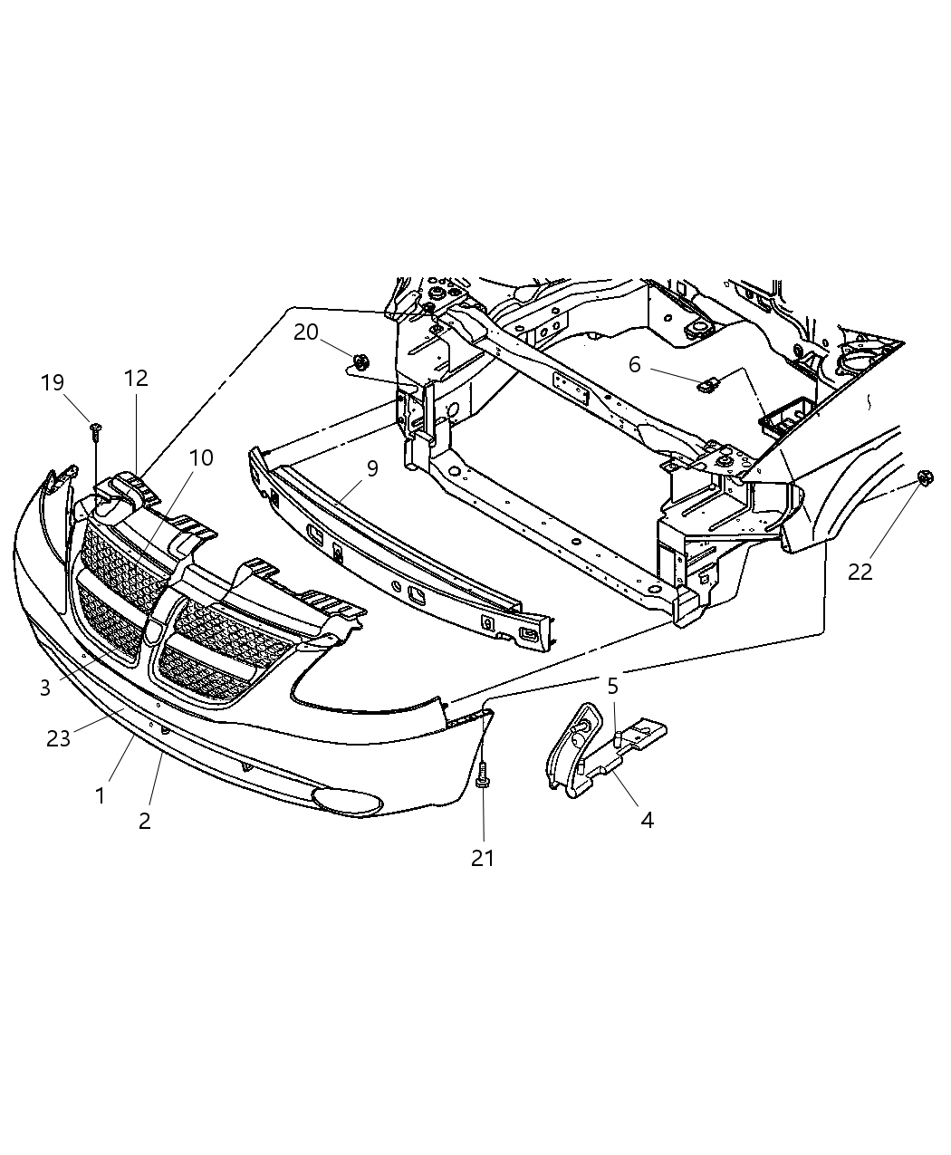 Mopar 4857433AA Absorber Front Energy