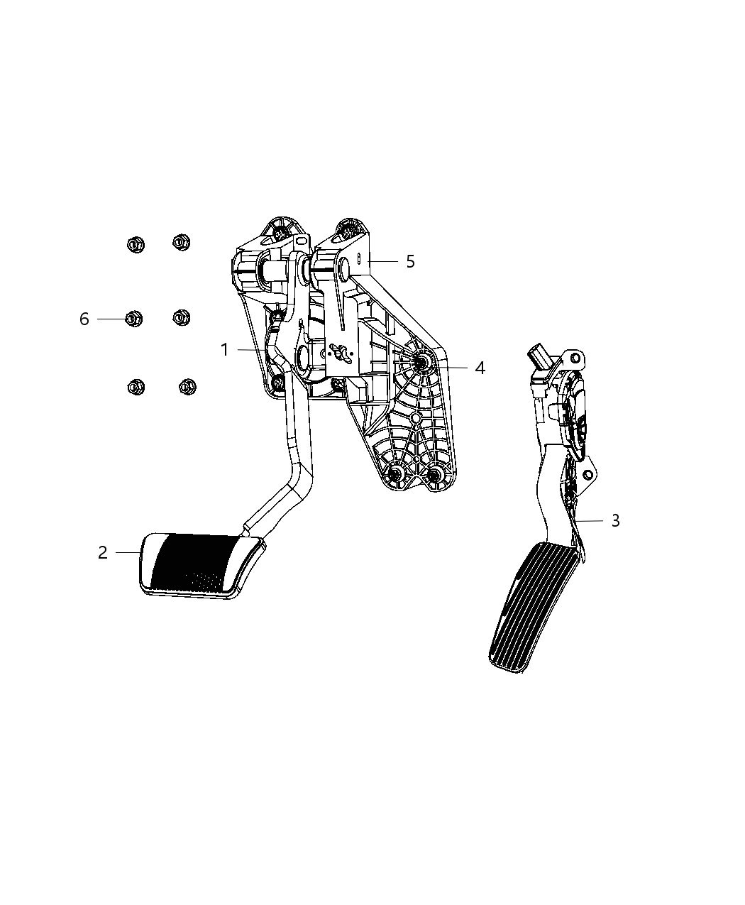 Mopar 4721922AG Pedal Assembly