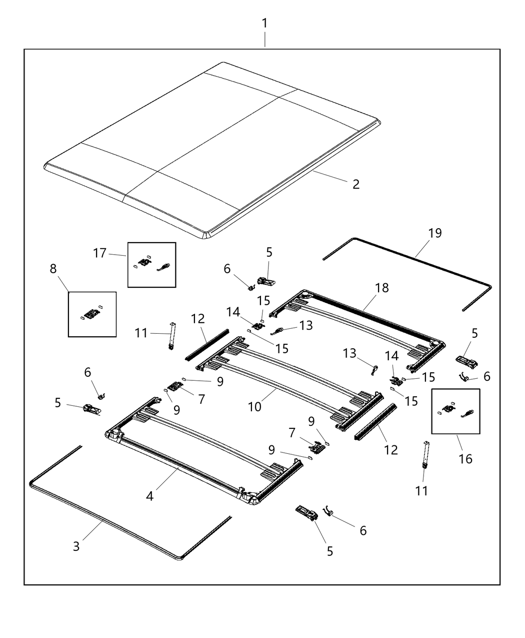 Mopar 68229475AB Seal Center