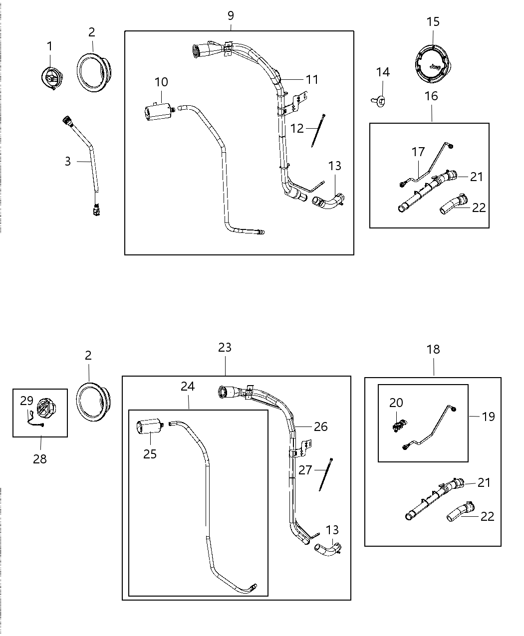 Mopar 5147097AG Tube Fuel Recirculation