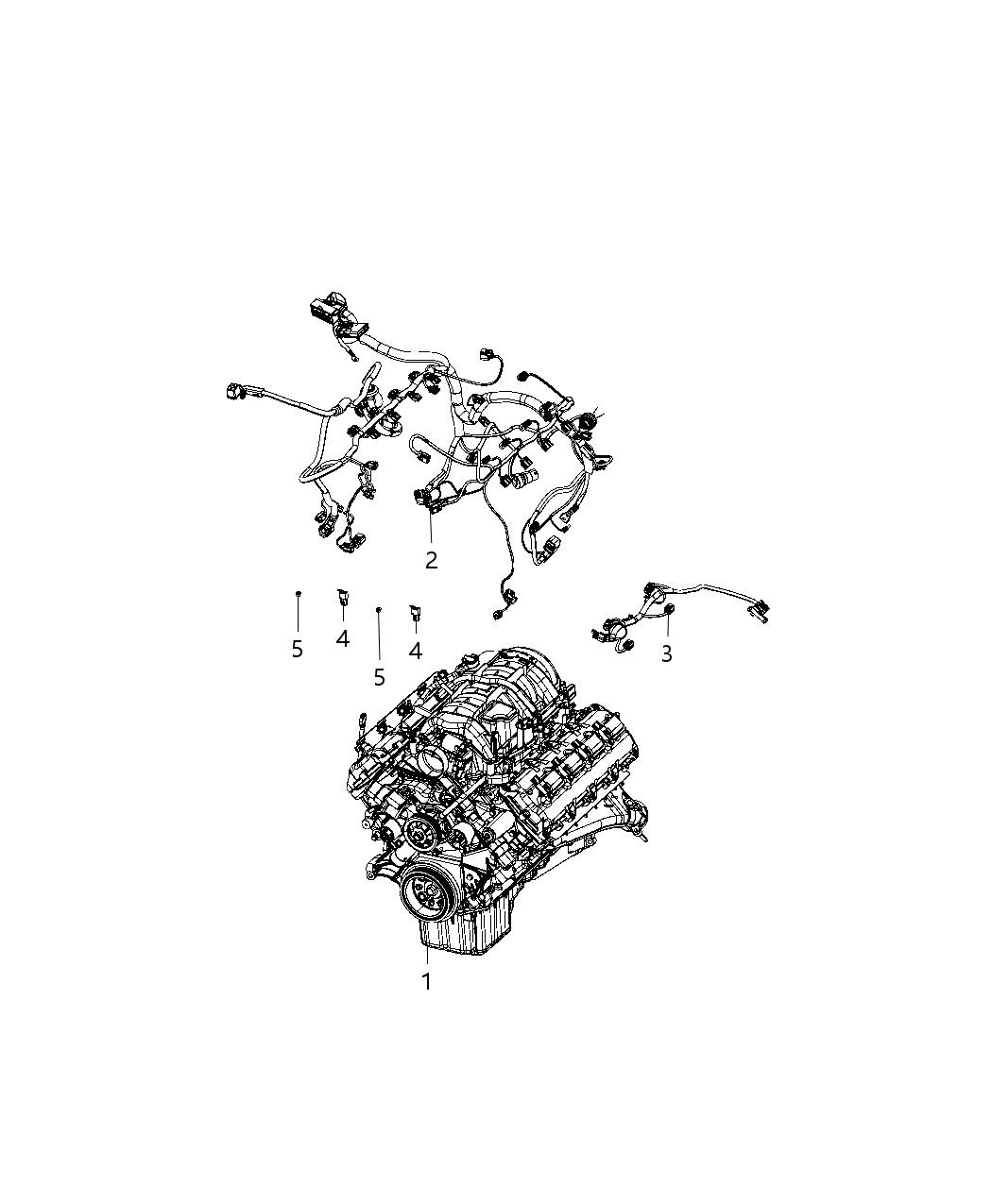 Mopar 68428601AA Wiring Engine 68428601AA Mopar Wiring Engine