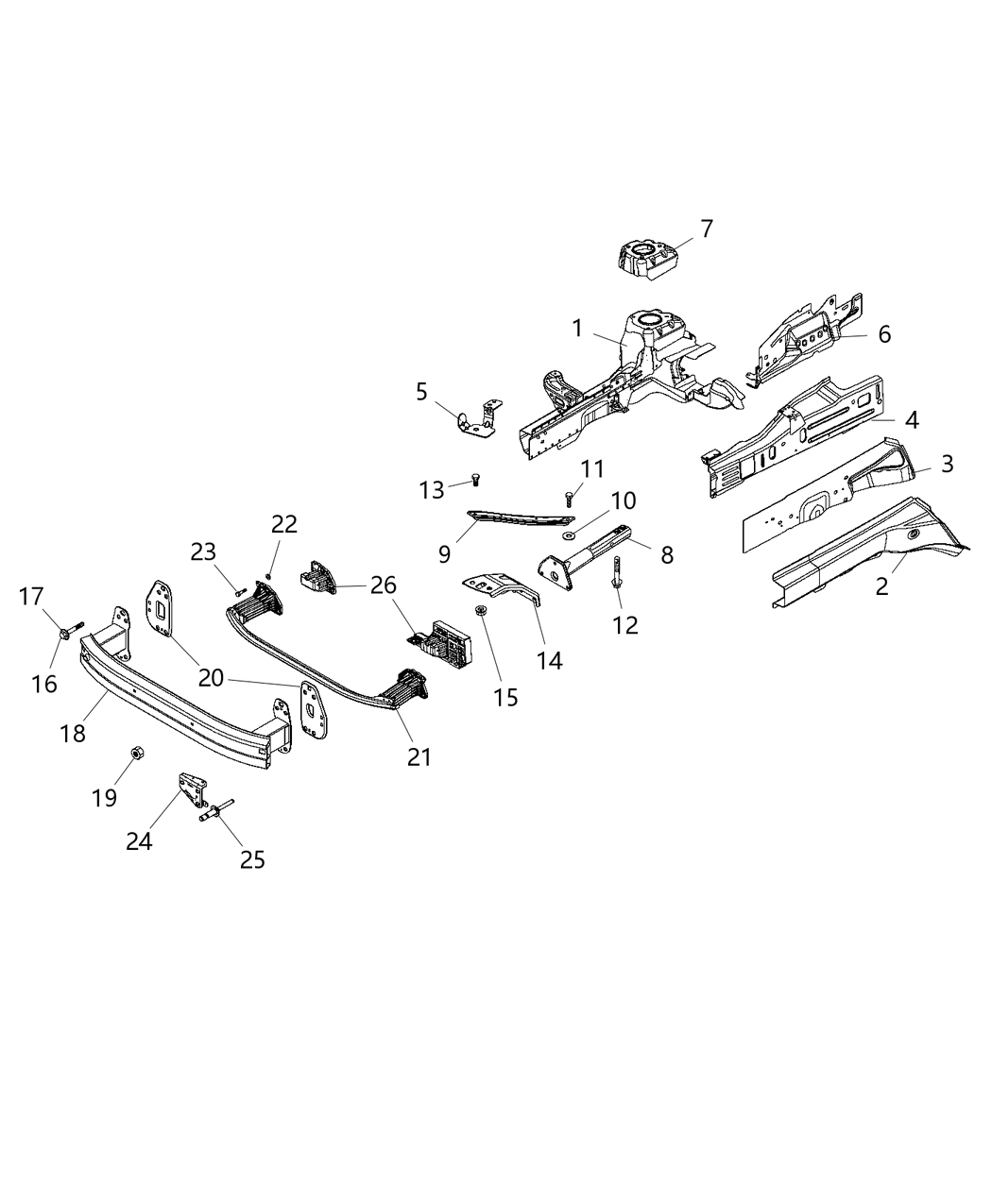 Mopar 68256082AA Bracket Module Mopar 68256082AA Bracket Module