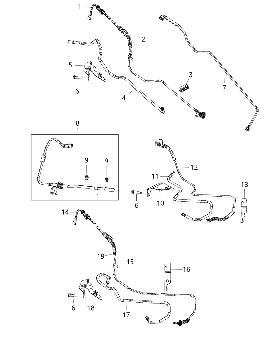 Mopar 5146332AE Tube Fuel Supply Mopar 5146332AE Tube Fuel Supply