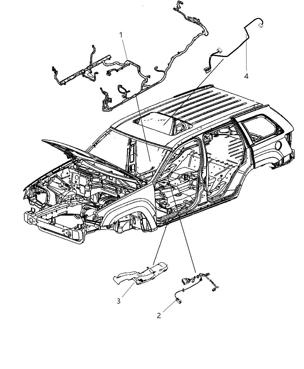 Mopar 68081304AE Wiring Body