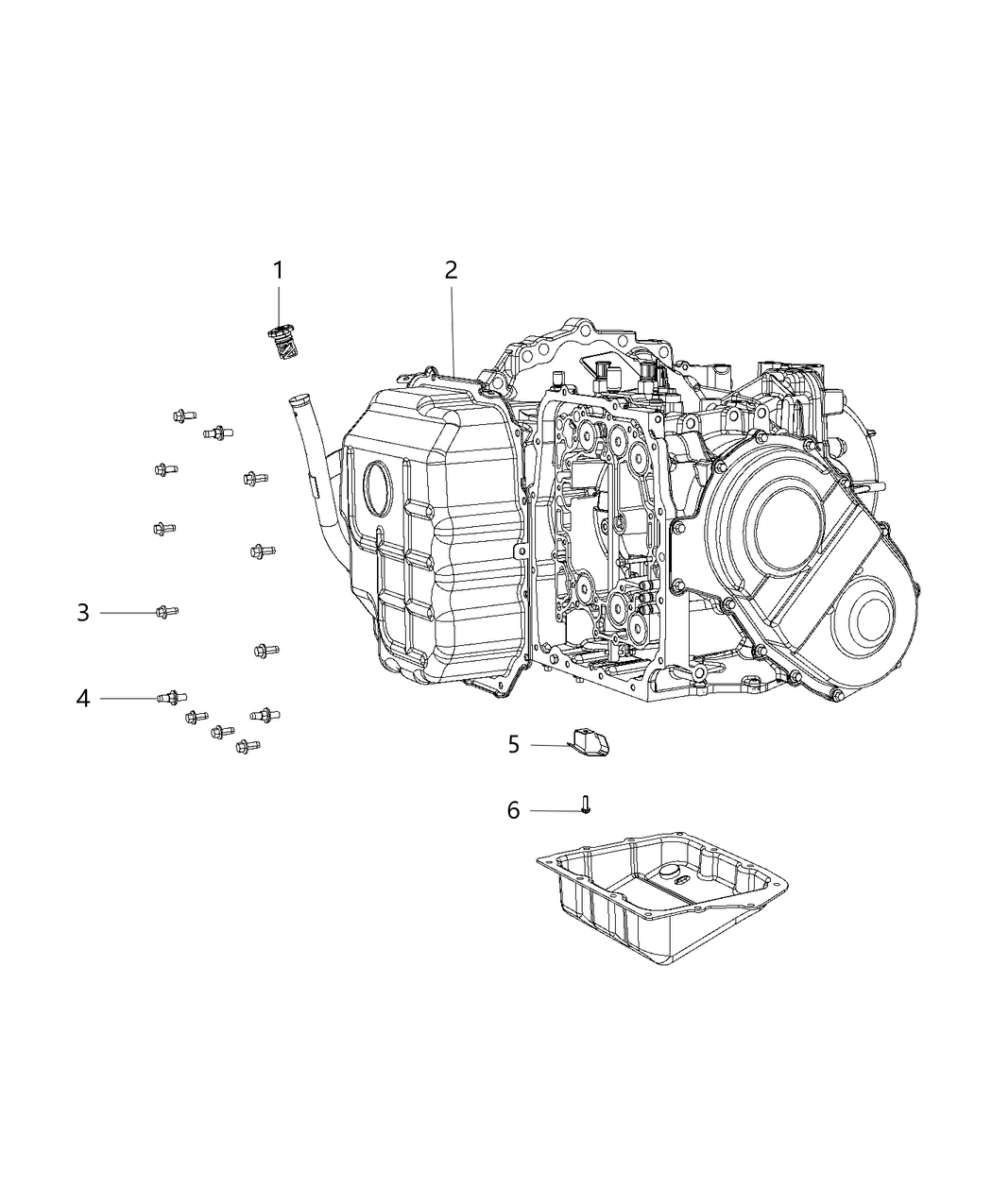 Mopar 4800437AA Bracket Transmission Oil Pan