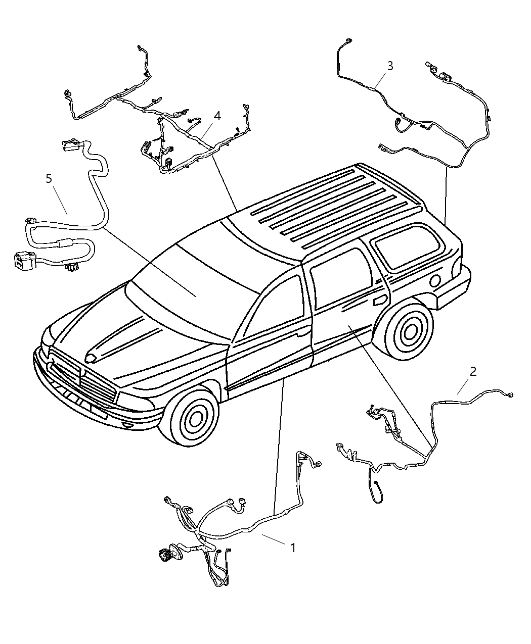Mopar 56051795AE Wiring Body 56051795AE Mopar Wiring Body