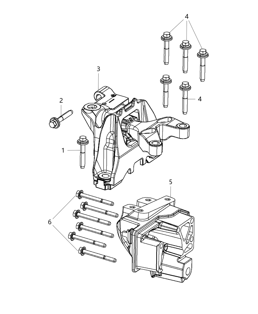Mopar 4627593AA Bracket Engine Mount Mopar 4627593AA Bracket Engine Mount
