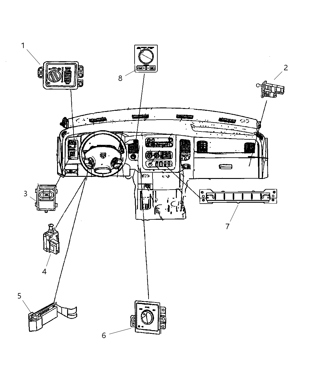 Mopar 4602976AD Switch Axle Lock Mopar 4602976AD Switch Axle Lock