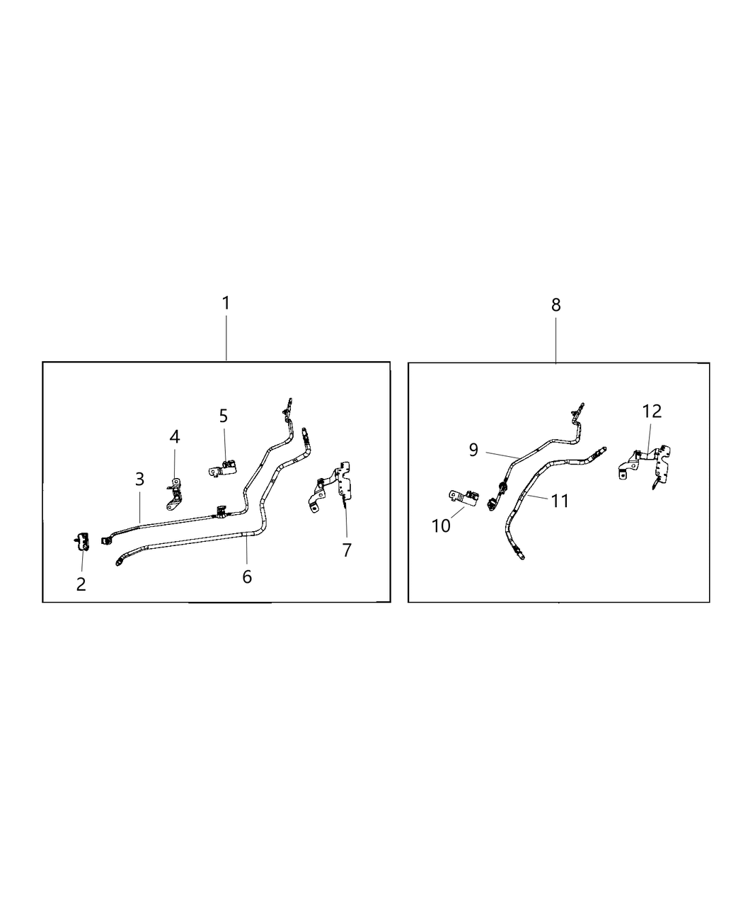Mopar 52030492AB Tube Vapor 52030492AB Mopar Tube Vapor